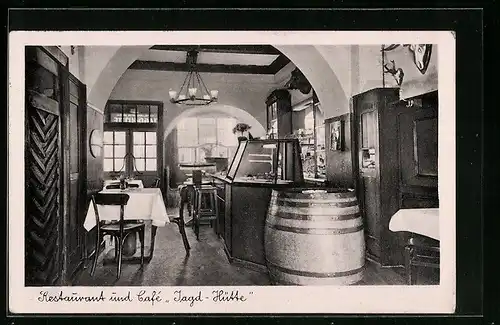 AK Berlin-Wedding, Restaurant und Cafe Jagd-Hütte, Müllerstrasse 156a