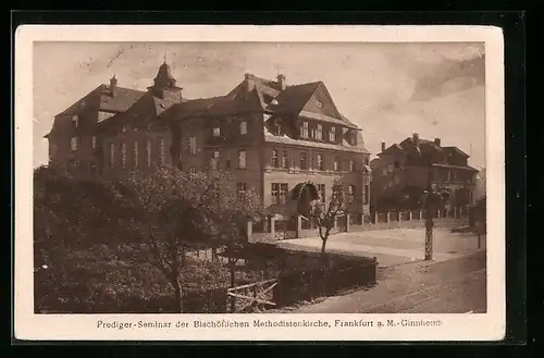 AK Frankfurt a. M.-Ginnheim, Prediger-Seminar der Bischöflichen Methodistenkirche