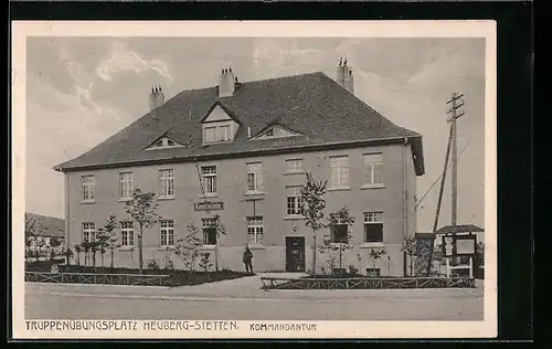 AK Heuberg-Stetten, Kommandatur des Truppenübungsplatz