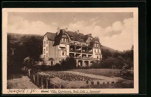 AK Bad Orb /Spessart, Hotel Villa Quisisana