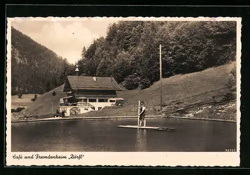 AK Oberaudorf am Inn, Cafe und Fremdenheim Dörfl