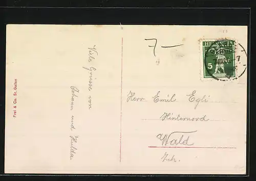 AK Ziegengruppe mit Hütejungen im Gebirge