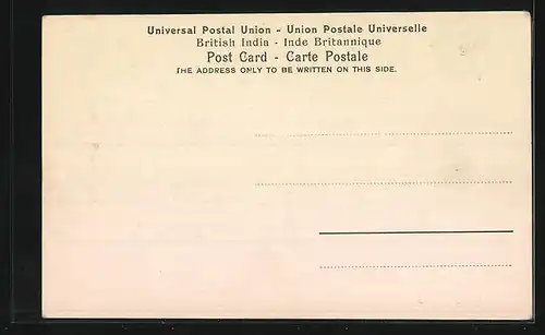 AK Messenger Camel mit zwei Reitern