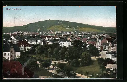 AK Bad Nauheim, Teilansicht mit Strassenpartie