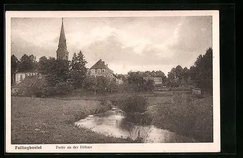 AK Fallingbostel, Partie an der Böhme