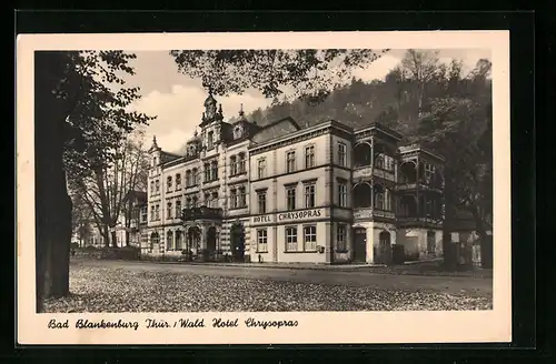 AK Bad Blankenburg /Thür. Wald, Hotel Chrysopras