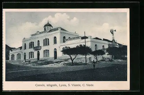 AK S. Vicente, Correio, telegrafo, Lyceu