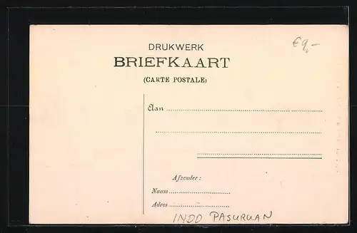 AK Pasuruan, Suikerafscheep