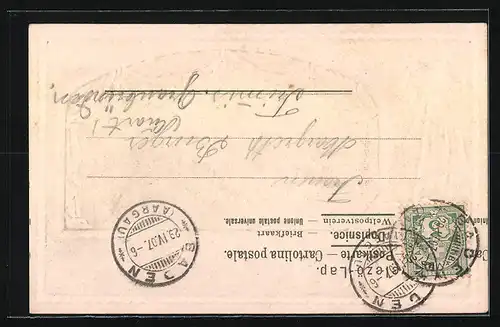 Passepartout-Lithographie Zürich, Partie am Bahnhofplatz