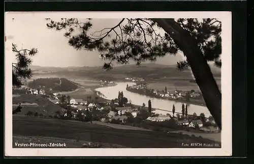 AK Vestec-Privozec-Zdrubek, Panorama