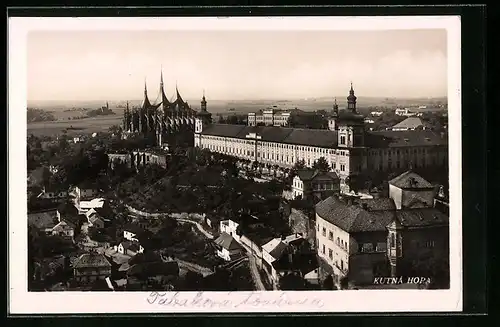 AK Kutná Hora, Blick zum Dom