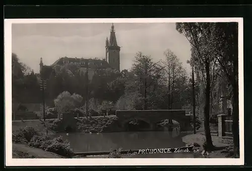 AK Pruhonice, Zamek, Brücke