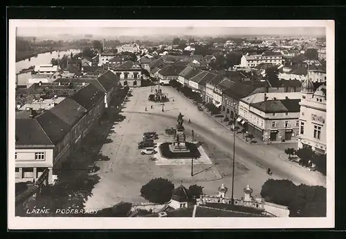 AK Bad Podiebrad / Lazne Podebrady, Teilansicht