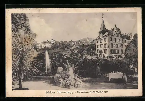 AK Menzingen, Rekonvaleszentenheim Schloss Schwandegg