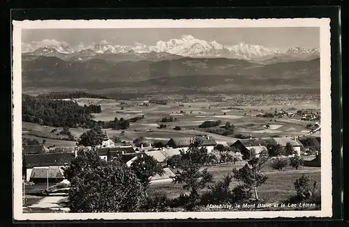 AK Marchissy, Le Mont Blanc et la Lac Léman