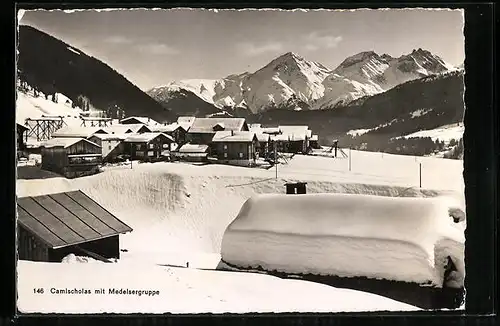 AK Camischolas, Teilansicht mit Medelsergruppe