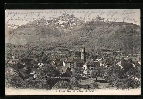 AK Bex, Vue general et la Dent du Midi