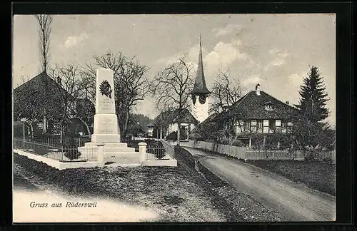 AK Rüderswil, Klaus Leuenberger Denkmal