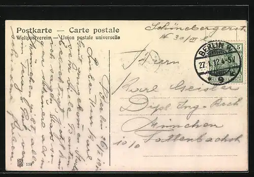 AK Berlin, Potsdamerplatz mit Strassenbahnen und Kutschen