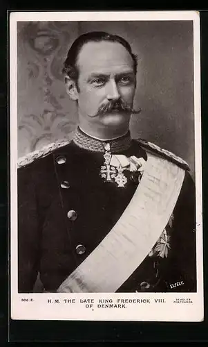 AK HM The Late King Frederick VIII. Of Denmark