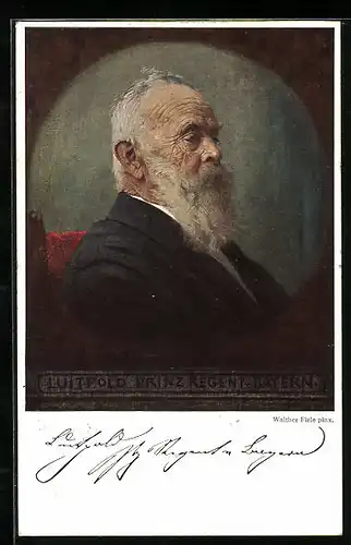 AK Portrait Prinzregent Luitpold von Bayern