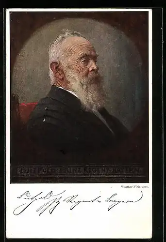 AK Portrait Prinzregent Luitpold von Bayern
