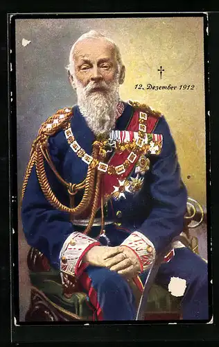 AK Prinzregent Luitpold in Galauniform