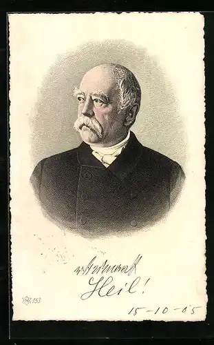 Künstler-AK Bildnis Fürst Otto von Bismarck