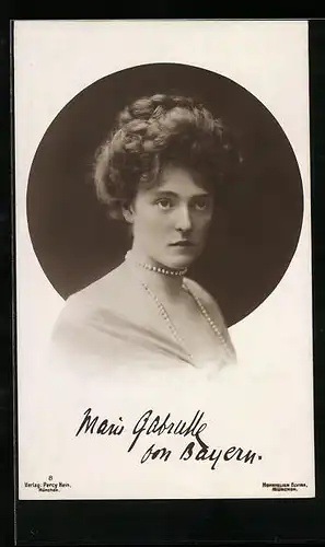 AK Marie Gabrielle von Bayern