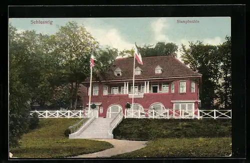 AK Schleswig, Gasthaus Stampfmühle