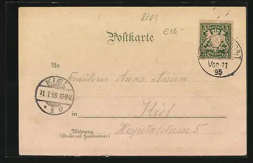 Vorläufer-Lithographie Rothenburg ob der Tauber, Spitalthor und Spitalkirche, Stöberleinsthurm, Herrngasse, 1895