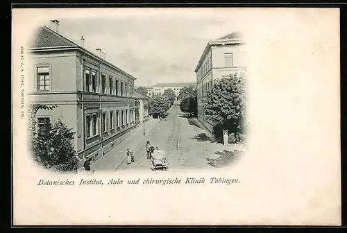 AK Tübingen, Botanisches Institut, Aula und chirurgische Klinik