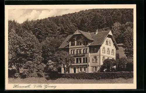 AK Herrenalb, Hotel-Pension Villa Gerwig