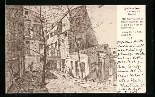 AK Madrid, Iglesia de Jesus, Calatrava 25