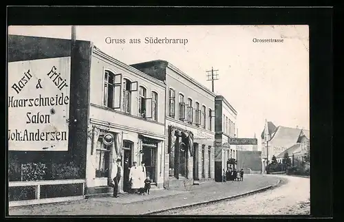 AK Süderbrarup, Geschäfte in der Grossestrasse