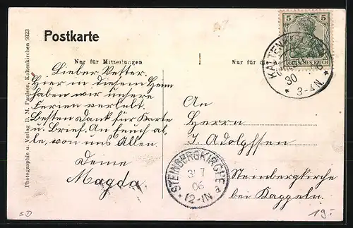AK Kaltenkirchen, Geschäft von Rudolf Hopp