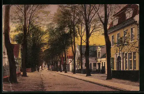 AK Fähr-Lobbendorf, Partie in der Lindenstrasse