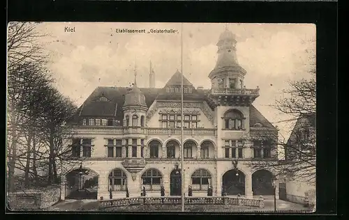 AK Kiel, Gasthaus Etablissement Geisterhalle