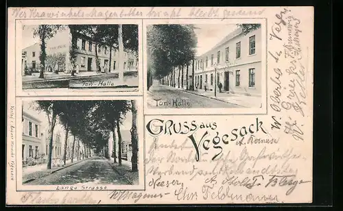 AK Vegesack, Lange Strasse, Ton-Halle