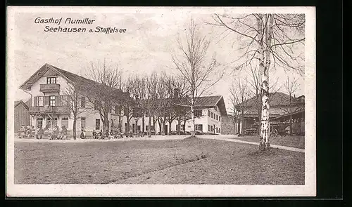 AK Seehausen a. Staffelsee, Gasthof Aumiller