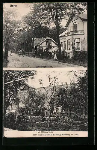 AK Horst, Hof Dannwisch, Bahnhofstrasse