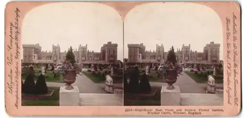 Stereo-Fotografie Keystone View Company, Meadville / PA, Ansicht Windsor, Schloss Windsor, koloriert
