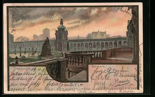 Lithographie Dresden, Zwinger