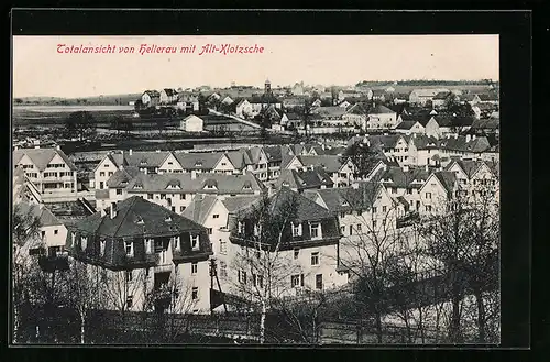 AK Dresden-Hellerau, Totalansicht mit Alt-Klostzsche