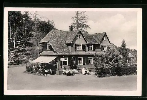 AK Baden-Baden, Gasthaus Zur Nachtigall