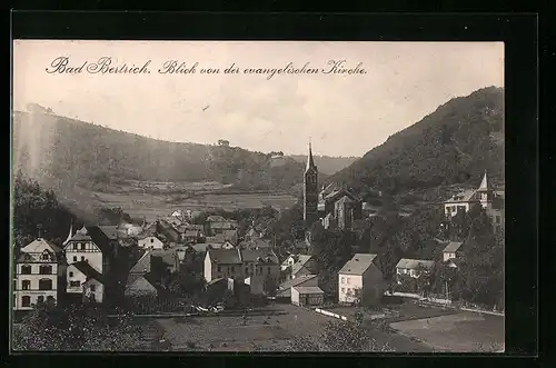 AK Bad Bertrich, Blick von der evangelischen Kirche