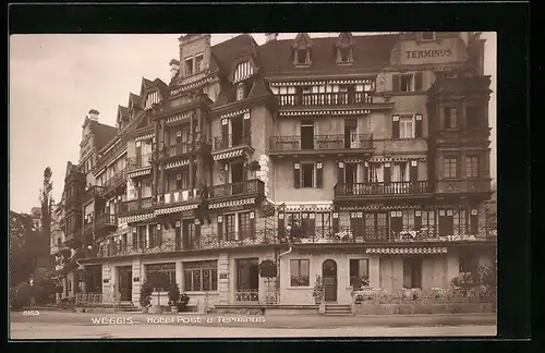 AK Weggis, Hotel Post und Terminus