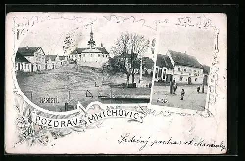 AK Mnichovice, Námesti, Posta