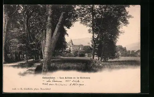 AK Colombier, Les Allees et le Chateau