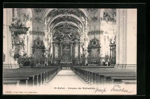 AK St. Gallen, Inneres der Kathedrale